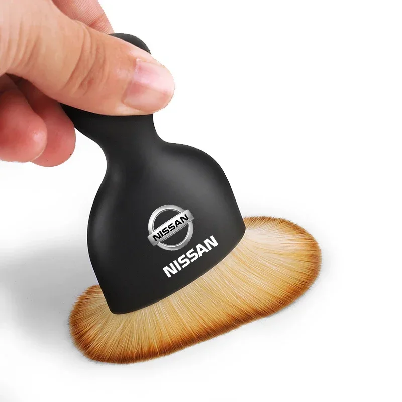 Car Interior Cleaning Tool Air Conditioner Air Outlet Cleaning Soft For Nissan Nismo GTR Tiida Sylphy Teana Wheel Center Caps