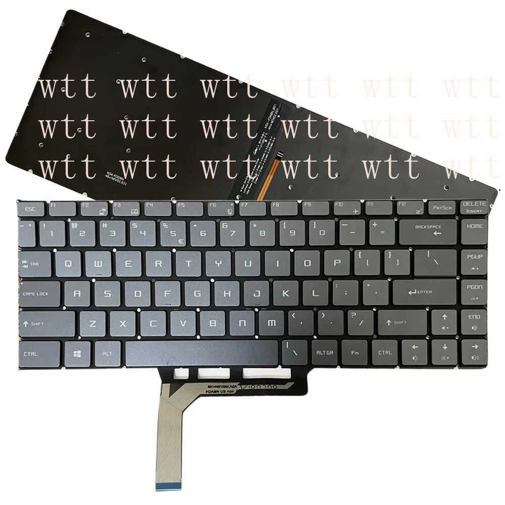 

Серая подсветка клавиатуры США для MSI GS65 Stealth Thin 8RE 8RF MSI GS65VR MS-16Q2-