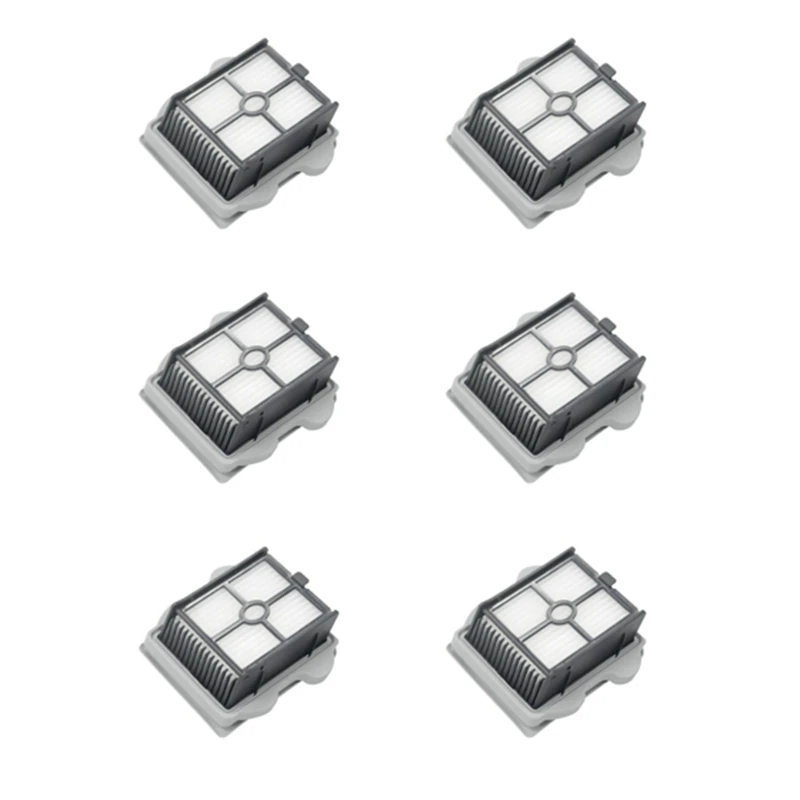 Roborock-スマート掃除機スペアパーツ,交換フィルター,アクセサリー,a10,a10,a10,a10 plus,6個