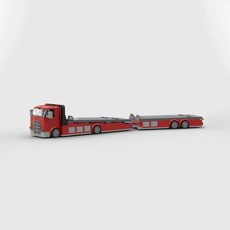 

568 шт. MOC IWH-392 Ramp Truck Speed Champion Scale Высокоскоростная модель гоночного грузовика DIY Модель Строительные блоки Игрушки на день рождения Подарок