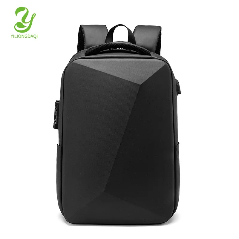 Business Erweiterbar Rucksack Für Männer Laptop TSA Keyless Anti-diebstahl Wasserdichte Schule Rucksäcke Hard Shell USB Reisetasche Neue