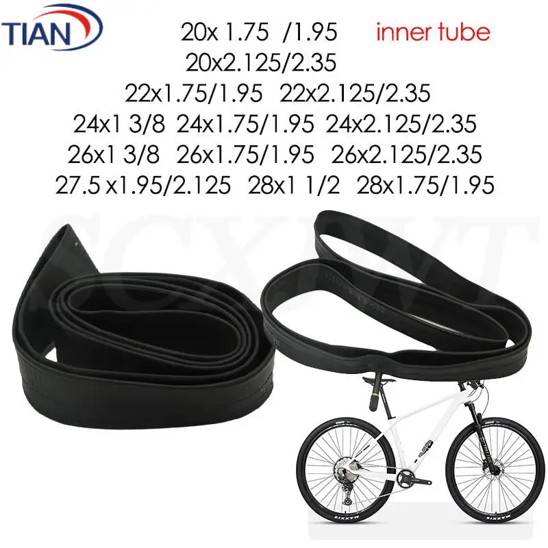 20/22/24/26/27.5/28 Multiple Options for Inner Tubes for Bicycles and Mountain Bikes