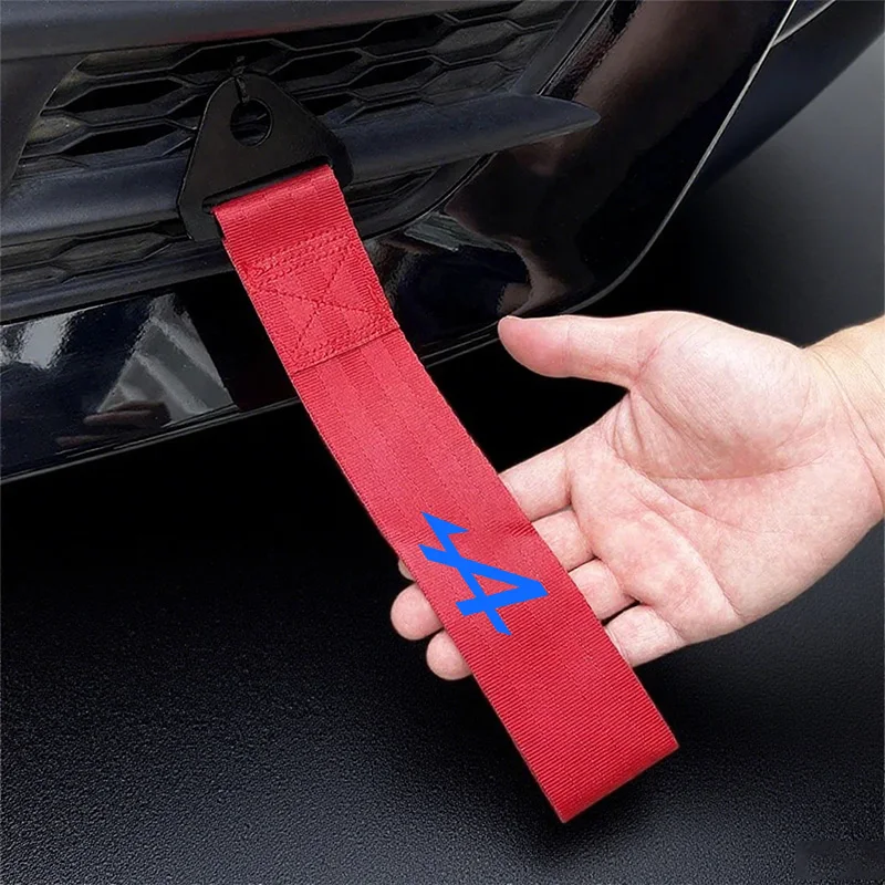 

Car Tow Rope Trailer Racing Strap Anti-Static Strap Decoration For Alpine Clio INITIALE PARIS A Emblem RS GT Sport A290 GTS A110