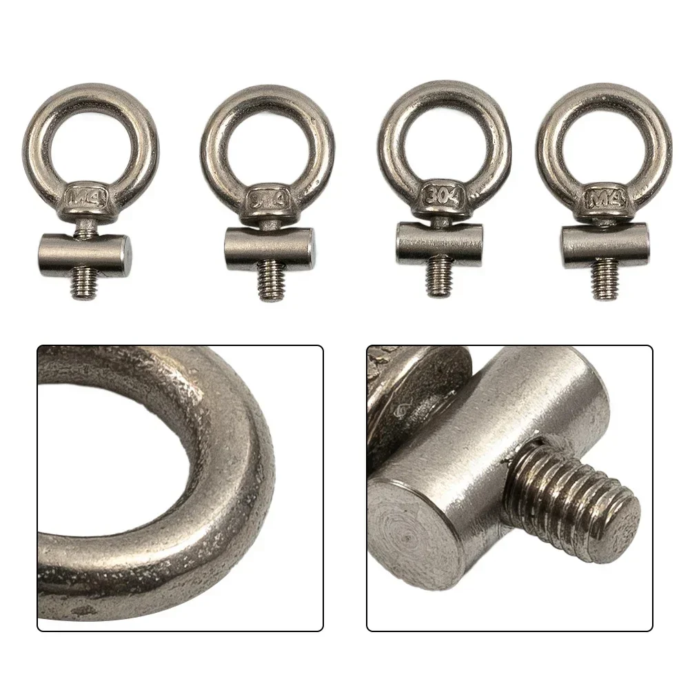 2/4/6/8PCS RV Awning Rail Stoppers Stainless Steel Awning Rail Stoppers 6mm Stops Motorhome Campervan Caravan Ring Screw Slip