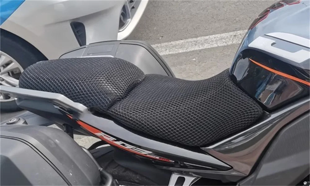 Motorcycle 3D Mesh Seat Cover Cushion Guard Waterproof Insulation Breathable Net for ZongShen Cyclone RX401 RC401 RA401 RG3