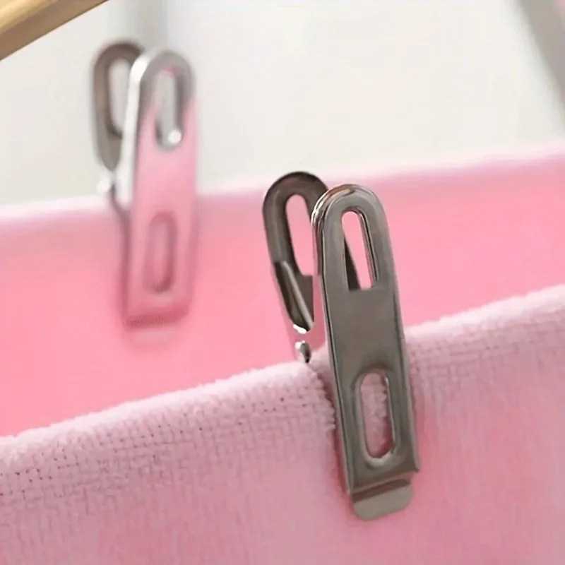 20/40/60 PCS Heavy-Duty Stainless Steel Clothespins, Anti Slip, Rust Proof, Indoor Outdoor Drying, Durable Metal Clothespins