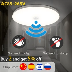 Motion Sensor Light Led Ceiling Lights 15/20/30/40W for Living Room Corridor Staircase Balcony Porch Ceil Luminaire Ceiling lamp