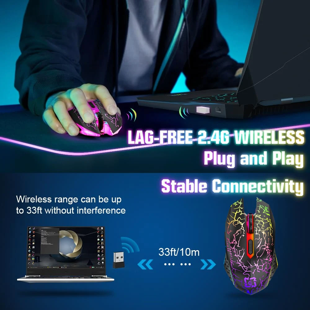 ماوس بلوتوث لاسلكي من KEBIDUME - مراجعة Mini Wireless Mouse وسعره