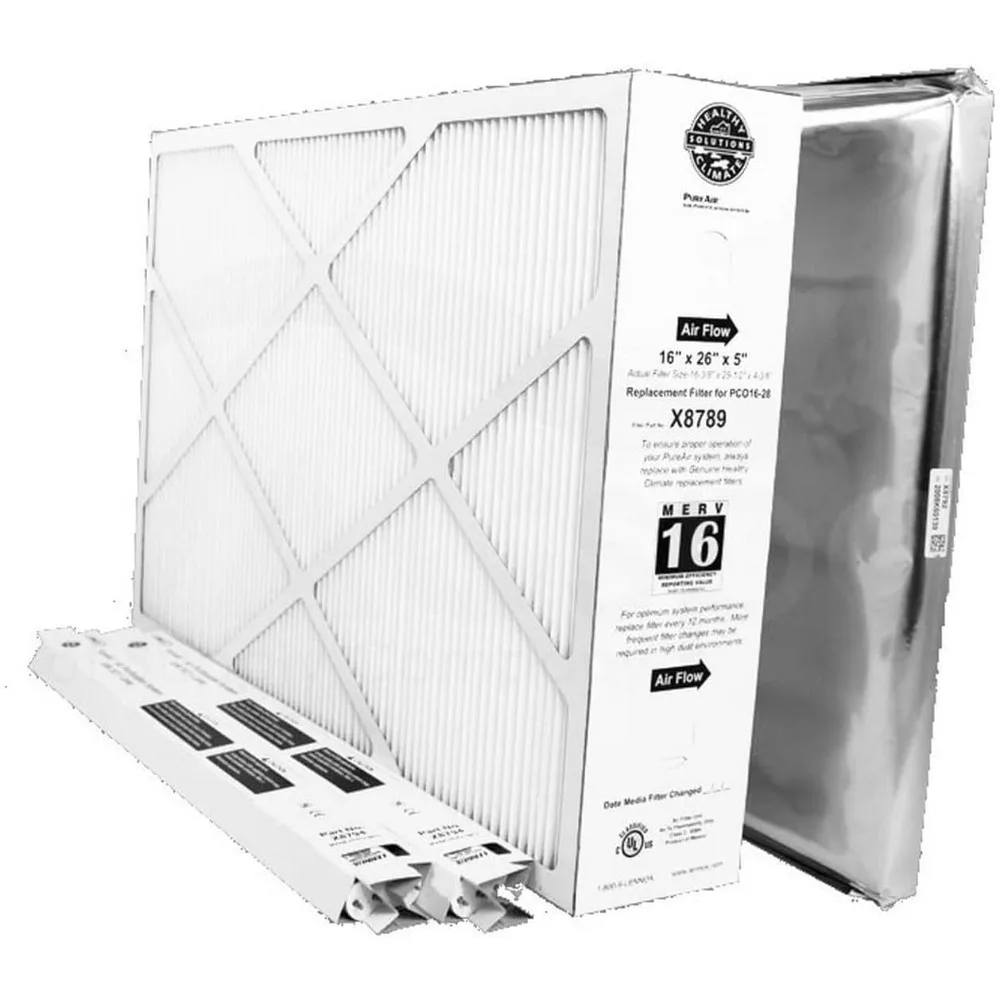 طقم صيانة Lennox X8796 MERV 16 لمنظف الهواء PureAir موديل PCO16-28