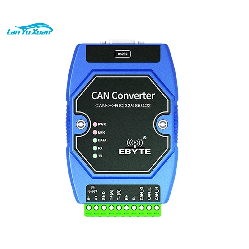 

Ebyte ECAN-401 High protection CAN to RS485/232/422 converter, gateway serial communication module