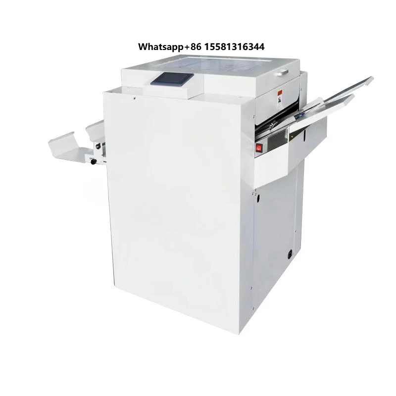 Automatic Binding and Folding Machine Book Wire Saddle Stitching Booklet Maker