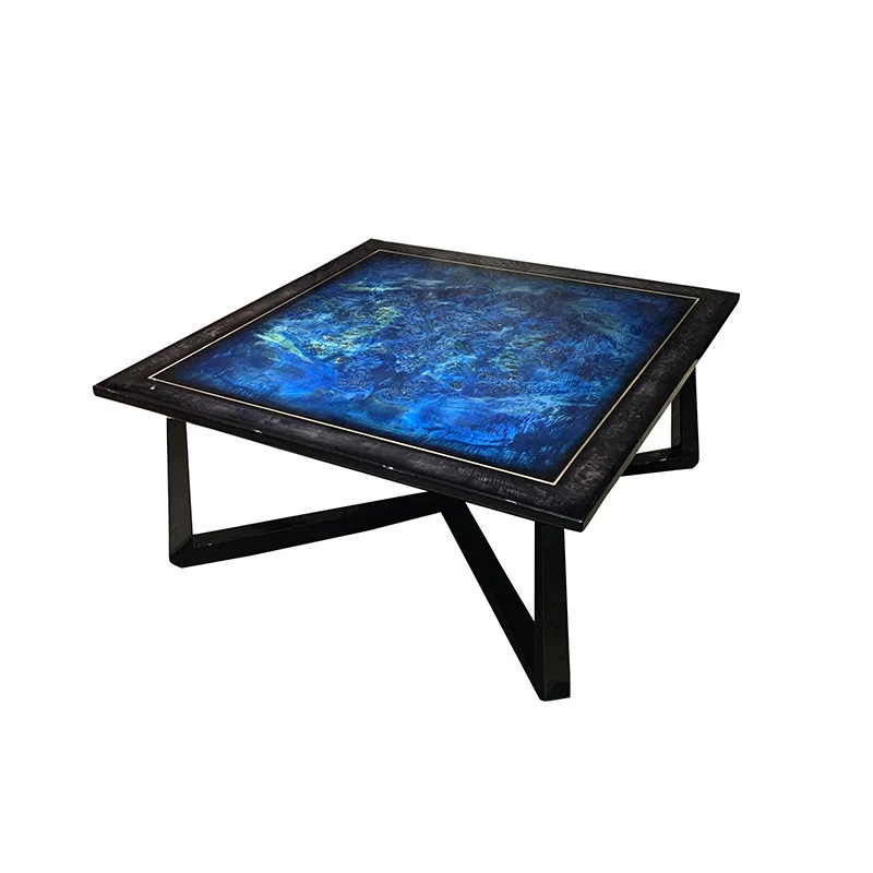 Placage de table basse de luxe légère