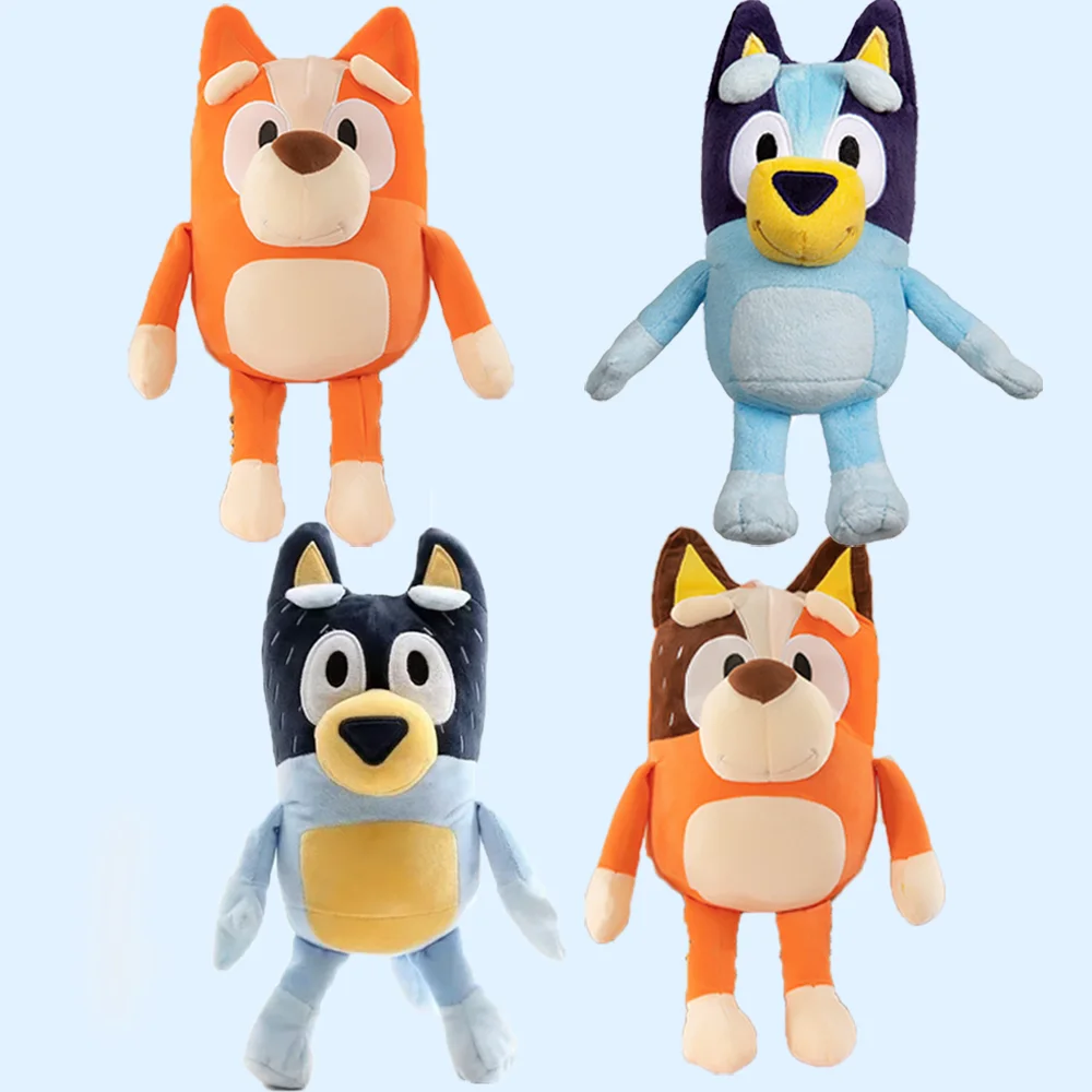 

ГОРЯЧАЯ РАСПРОДАЖА! Плюшевые игрушки Bluey Dog Bingo Family: мягкие мультяшные собачки, куклы, подарки