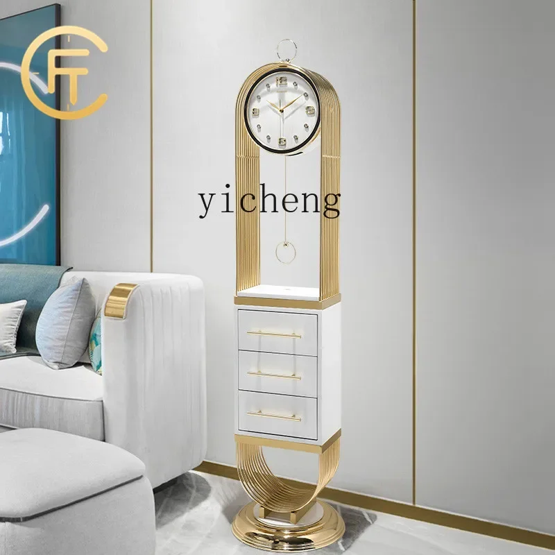 XL floor clock light luxury Nordic clock ornament home high-end luxury