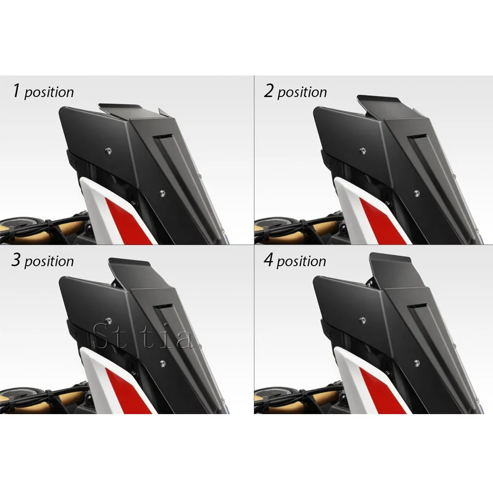 الزجاج الأمامي منحرف الرياح الزجاج الأمامي لهوندا CRF1100 L 2020-2023 ملحقات الدراجة النارية 2024 2025