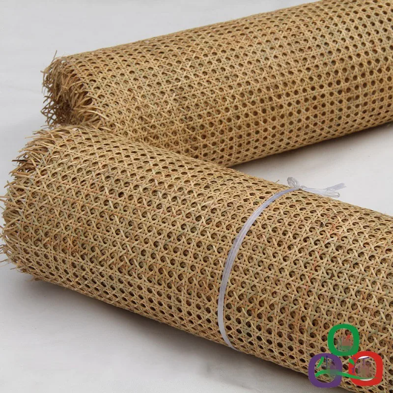 15 Meters/roll Natural Indonesian Real Rattan Cane Webbing Roll Furniture Chair Table Ceiling Background Door Diy Material