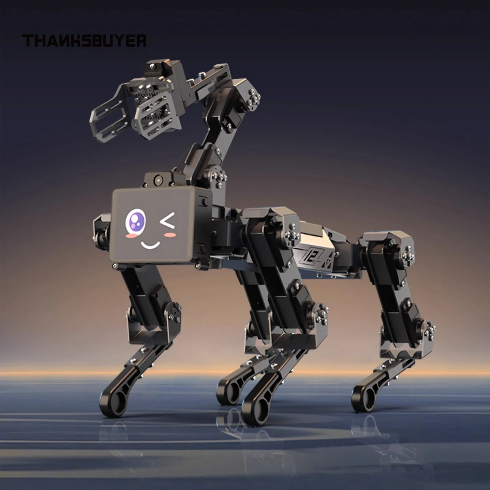 DOGZILLA-Lite 15DOF AI Bionic Dog Robot Dog w/ Raspberry Pi Main Controller 5MP Camera 3DOF Robot Arm