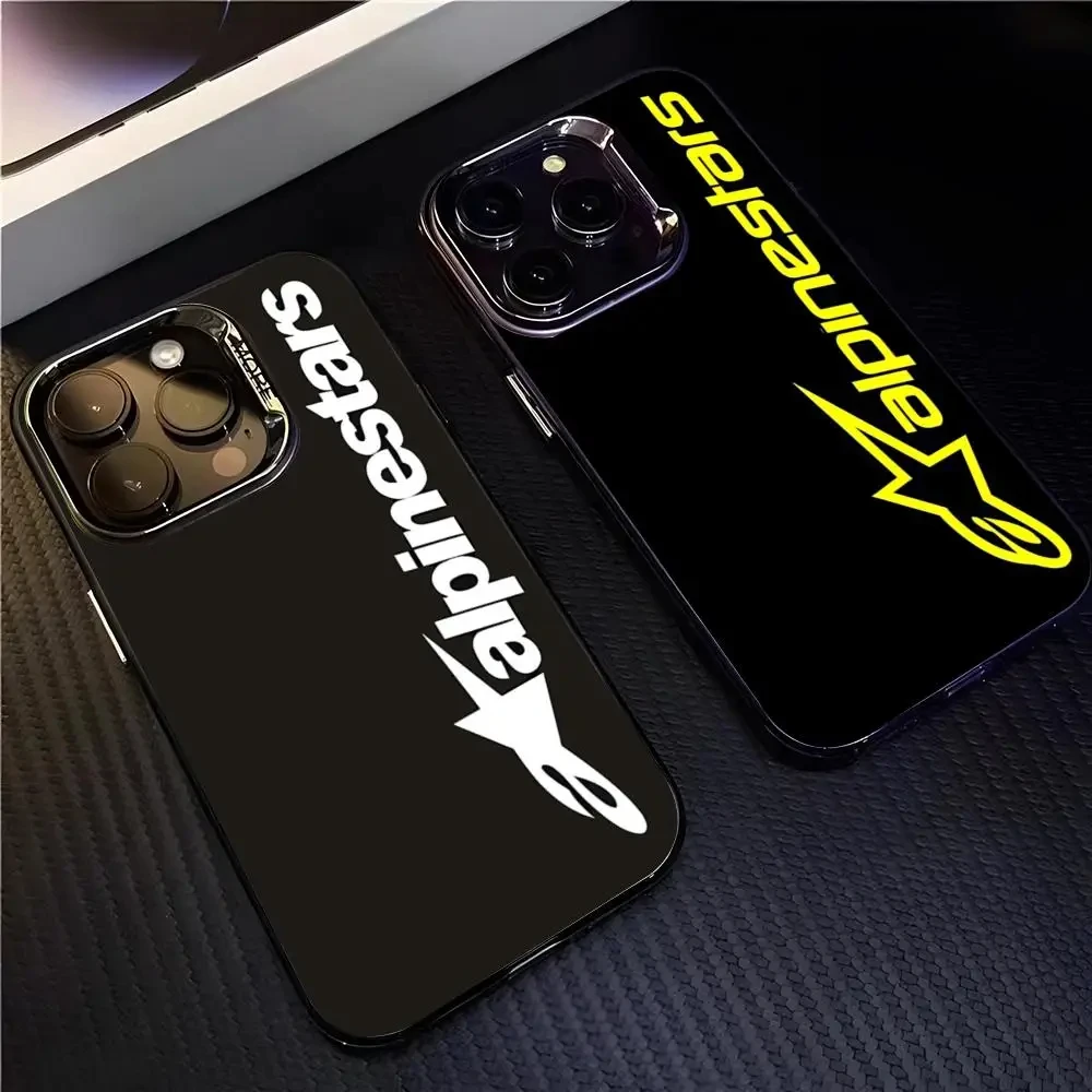 Trendy Racing Logo Frosted Case for Samsung Galaxy A37 A36 A35 A34 A32 A26 A25 A24 A23 A22 5G 4G A17 A16 A15 A14 Acrylic Cover