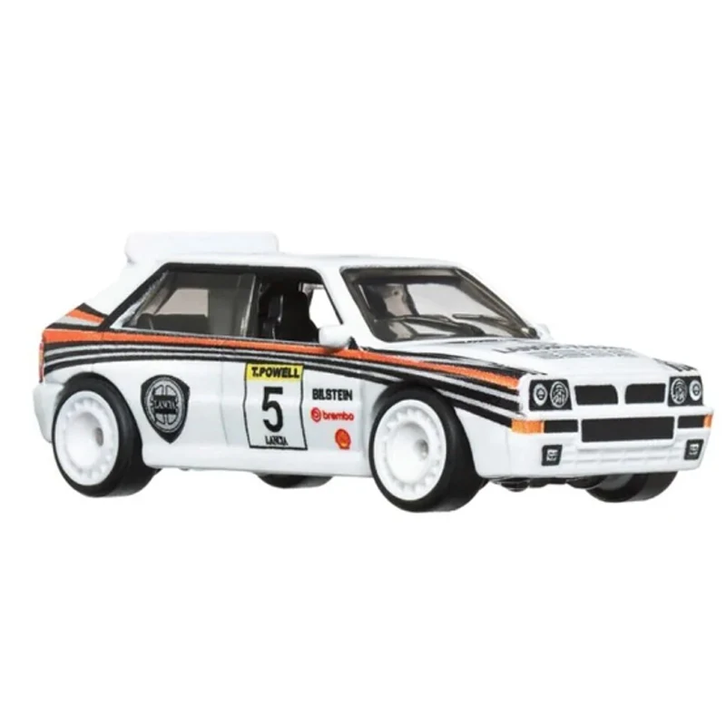 Genuine Hot Wheels Premium Car Toys for Boy 1/64 Diecast Lancia MG Ford Diorama HW Rally Hauler Display Collector Set Model Gift