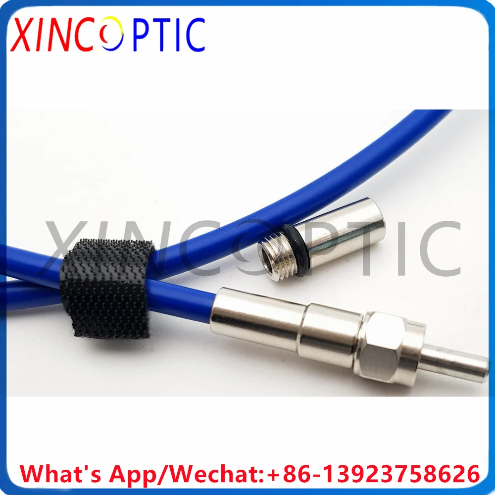 uv-vis-sma905-sma-1000um-silica-metal-ceramic-ferrule-mm-sx-1m-15m-022-200-1100nm-quartz-40mm-armored-fiber-optic-patch-cord