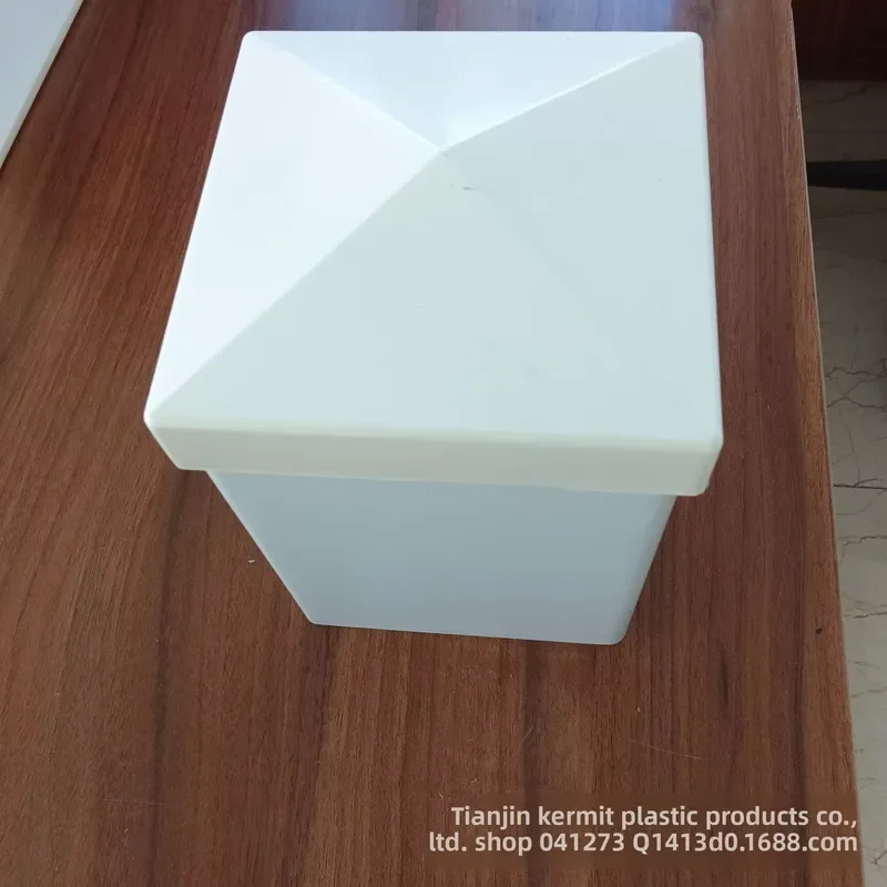 American Quality Assurance Garden Fence End Post Corner Post Line Gate Post Square PVC Material UPVC (Vinyl)