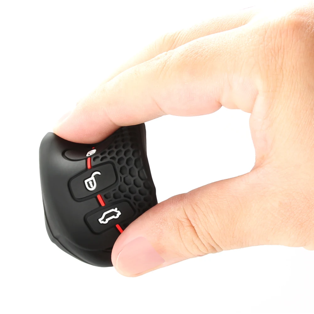 2 3 أزرار سيارة مفتاح بعيد قذيفة فوب غطاء لشركة هيونداي كيا توكسون سوناتا سانتا في كارينز 2007 2008 2009 2010 2011 #4