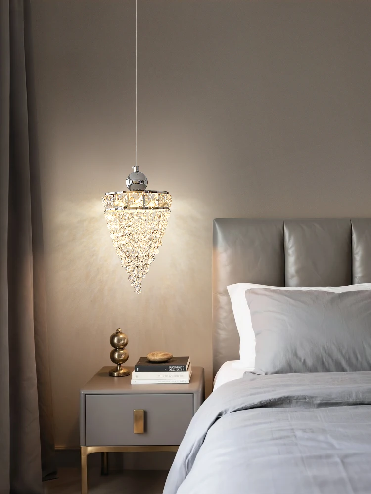 

LED Luxurious Crystal Entryway Ceiling Light 2025 new Style High-End Designer Creative Bar Counter And Entrance Hallway Lighting