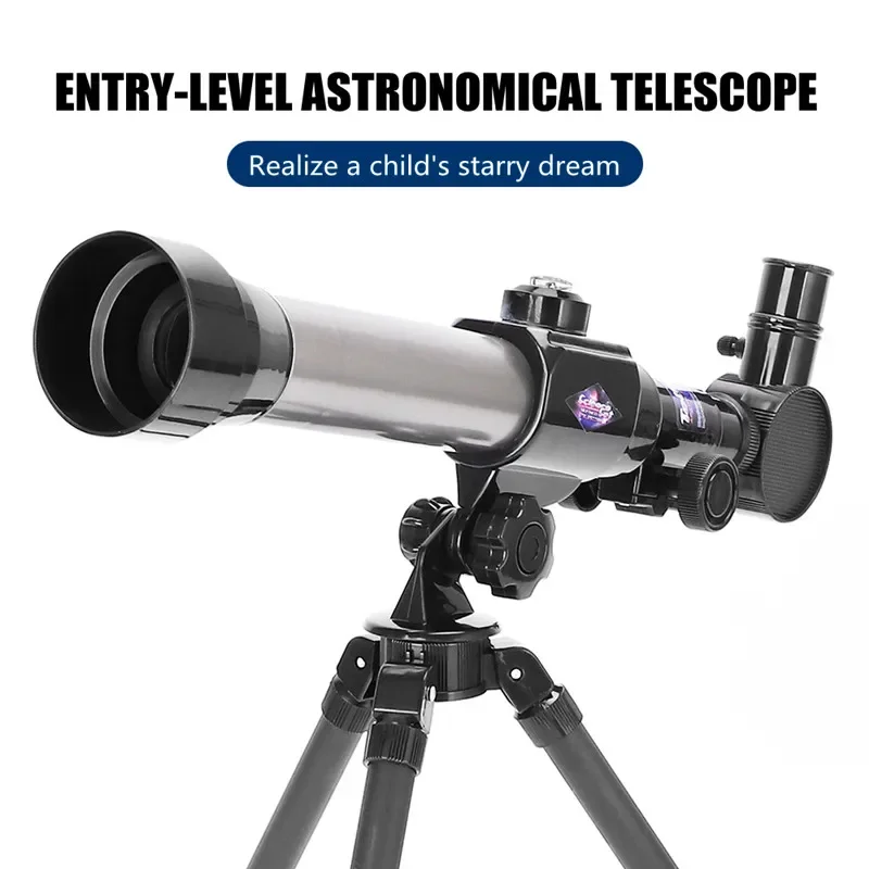 Entry-Level Astronomical Telescope For Observing The Moon And Stars Children\'s Telescope With Portable Tripod Monocular Zoom