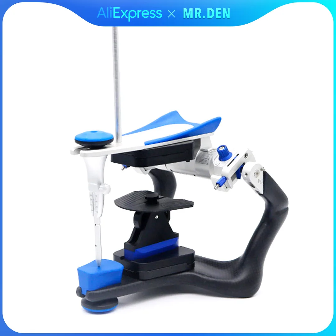 2023 New Dental Oral Fully Adjustable Anatomical Bite Frame Articulator Gilbach Mechanic Facial Arch Arrangement Guide Plate