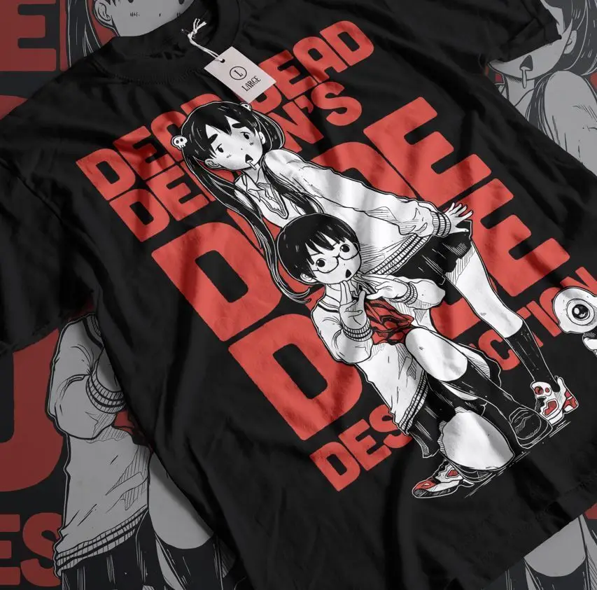 Dead Dead Demons T-shirt dede Destruction T-shirt Anime Manga Inio Asano Tshirt