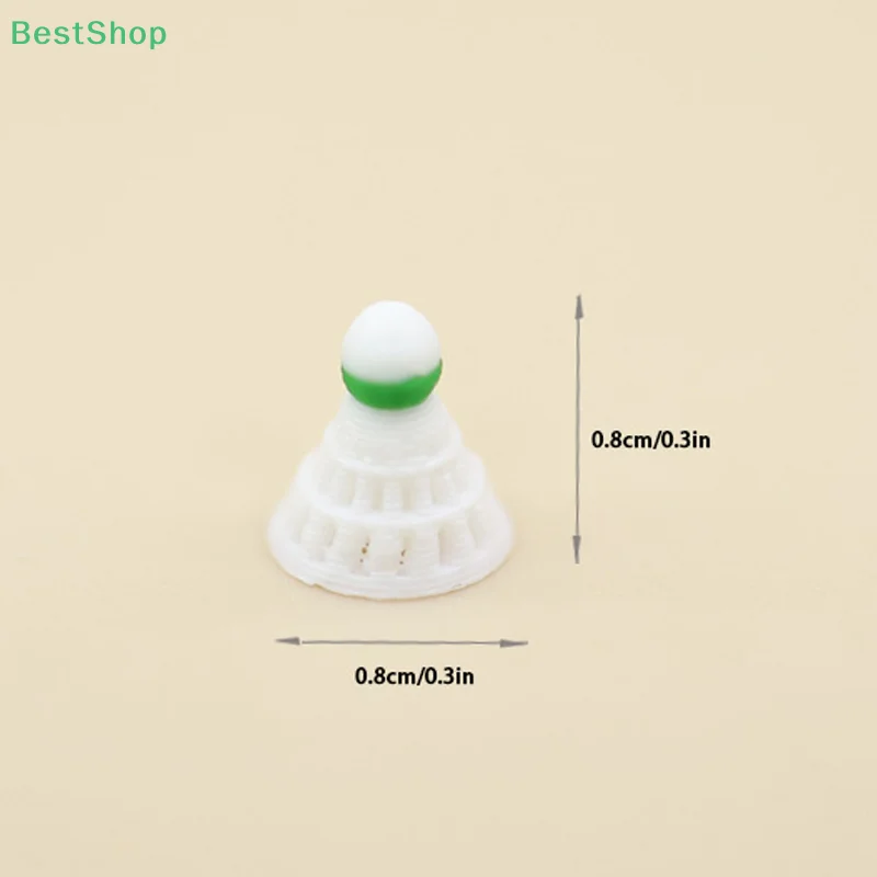 ♥ ♥ Juego de raqueta de bádminton en miniatura para casa de muñecas 1:12, Mini escena de simulación deportiva para juego de simulación