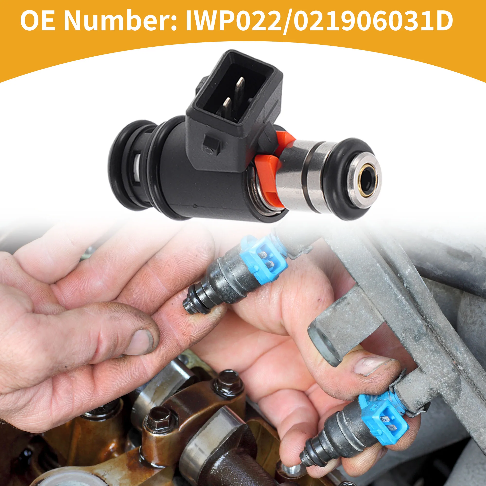 UXCELL 1 pieza No.04E906031E inyector de combustible para Volkswagen EuroVan 1997 1999 2000 V6 2.8L