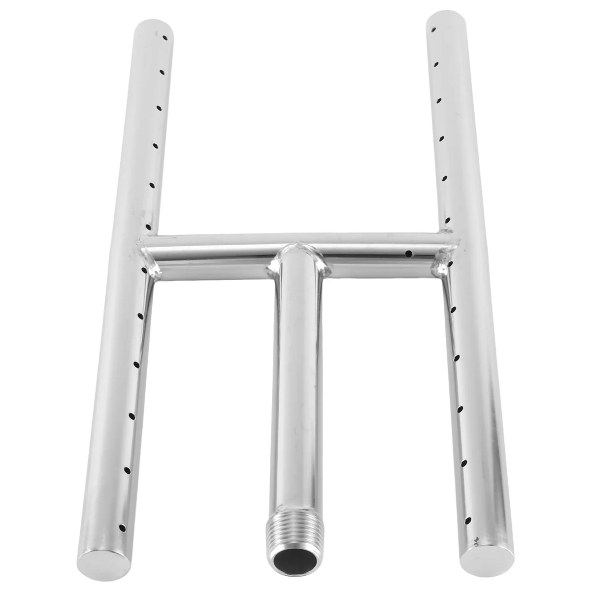 BISMZ 304 เตาผิงสแตนเลสและชิ้นส่วนอะไหล่ H-Burner หลุมไฟ 12 นิ้ว x 6 นิ้ว