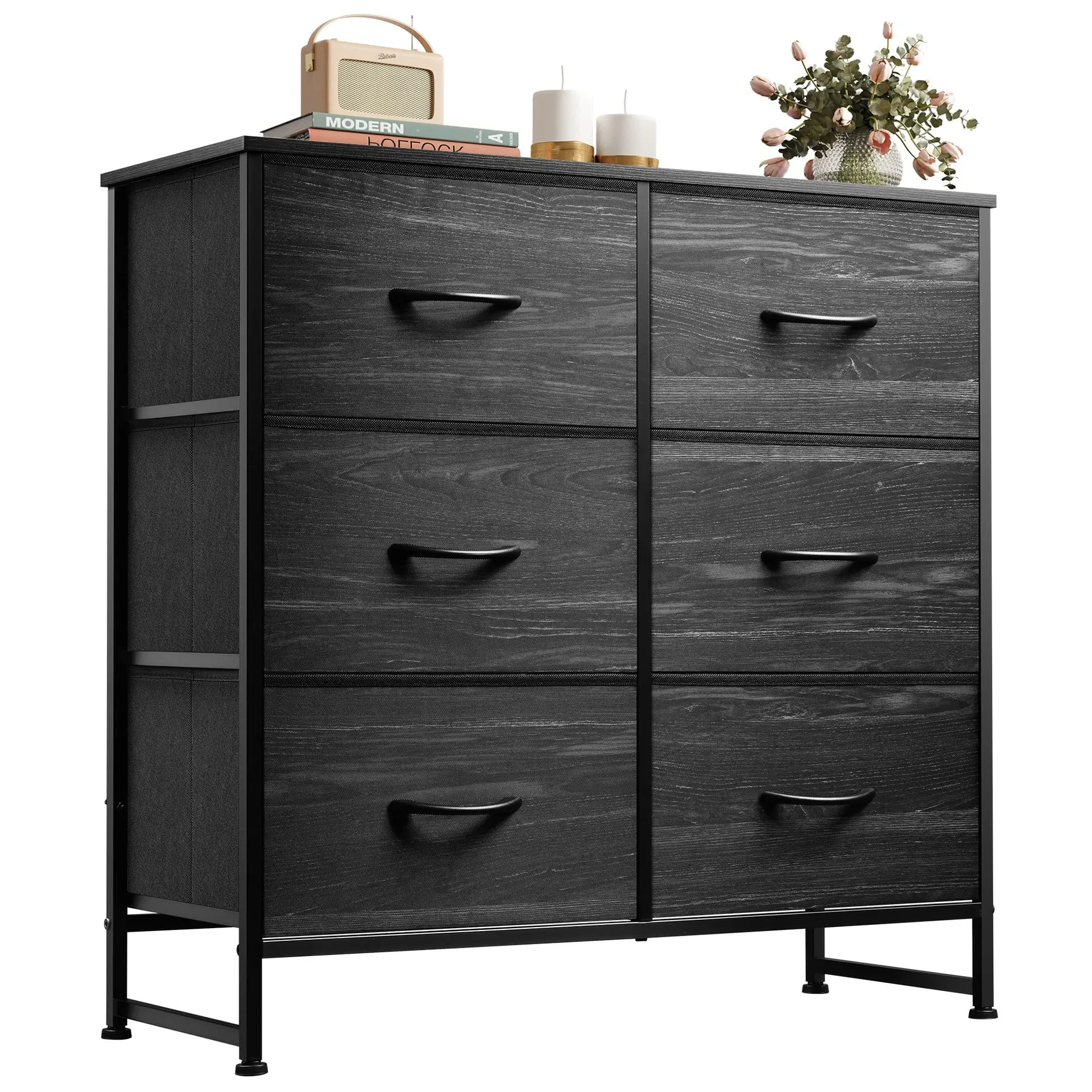 

Bedroom storage cabinet Six chest of drawers Simple modern non-woven chest of drawers Foldable locker Living room TV cabinet