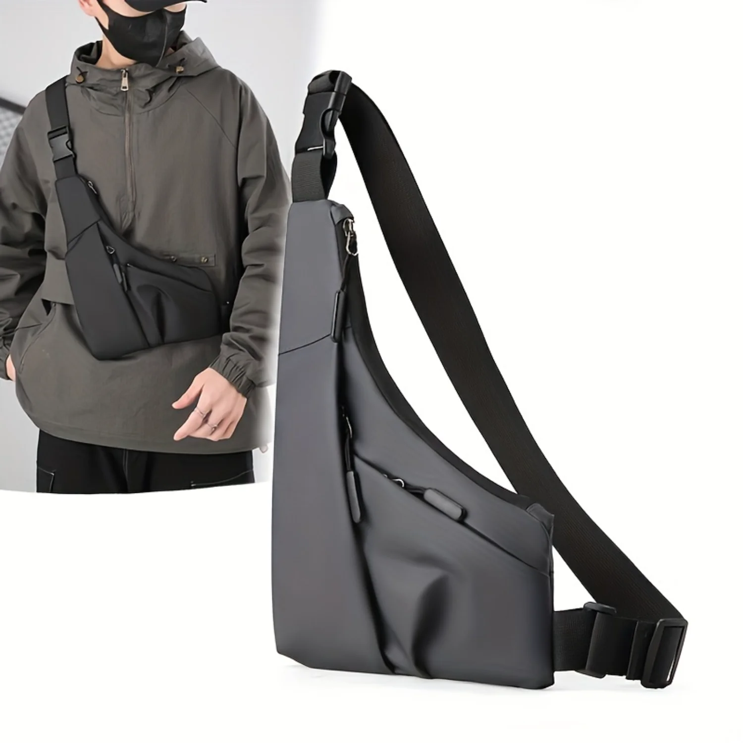 

Men's Stylish Waterproof Sling Bag - Durable & Versatile Chest Pack