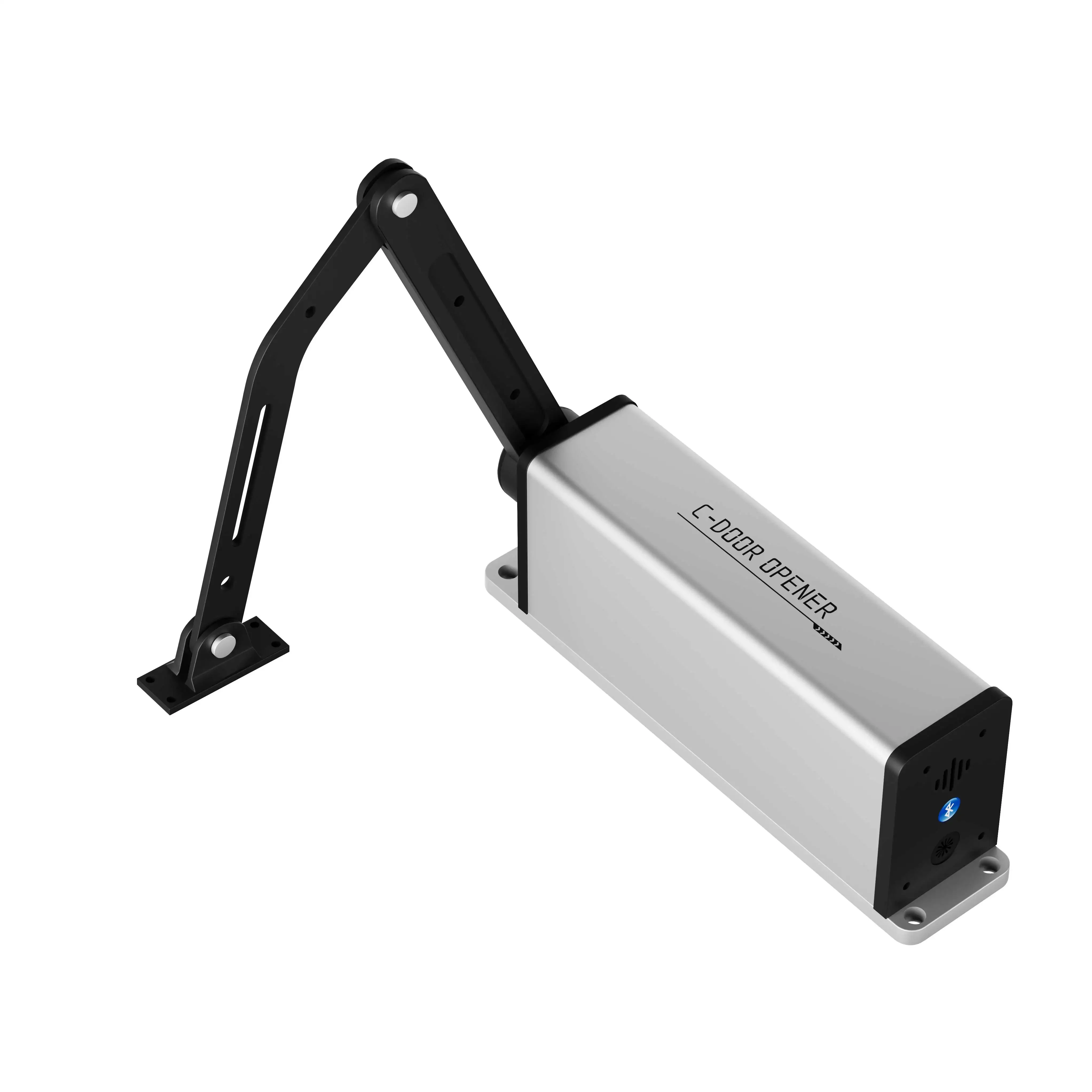 Smartphone-Operated Large Load-Bearing Automatic Door Opener and Closer Key and Access