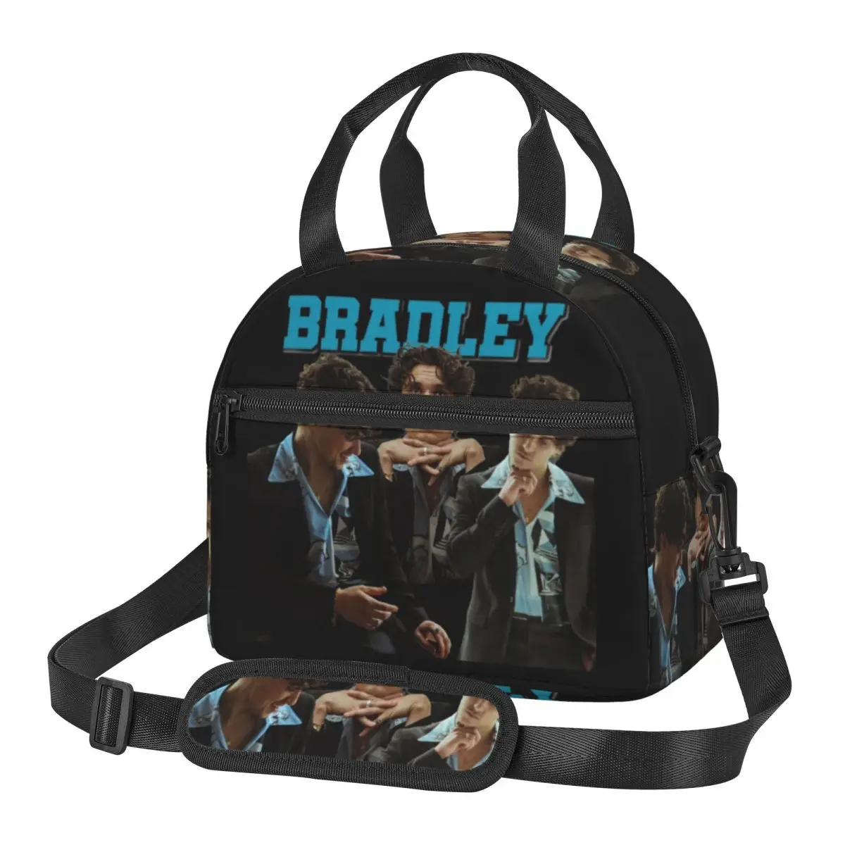 

Термосумка для обедов Brad Simpson The Vamps, изолированная, для школы, для хранения бенто-боксов, портативная термосумка-холодильник для еды