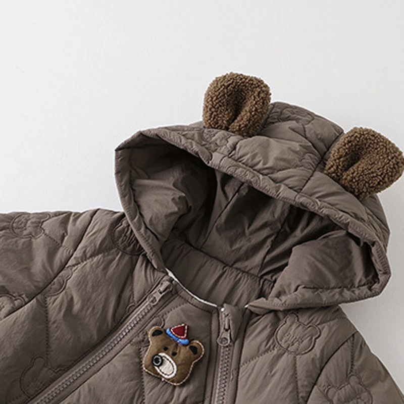 IYEAL الخريف الشتاء الرضع جمبسوت من القطن مقنعين ملابس الطفل طفل الفتيان الملابس الدافئة طفل الفتيان الفتيات رومبير 0-24 متر