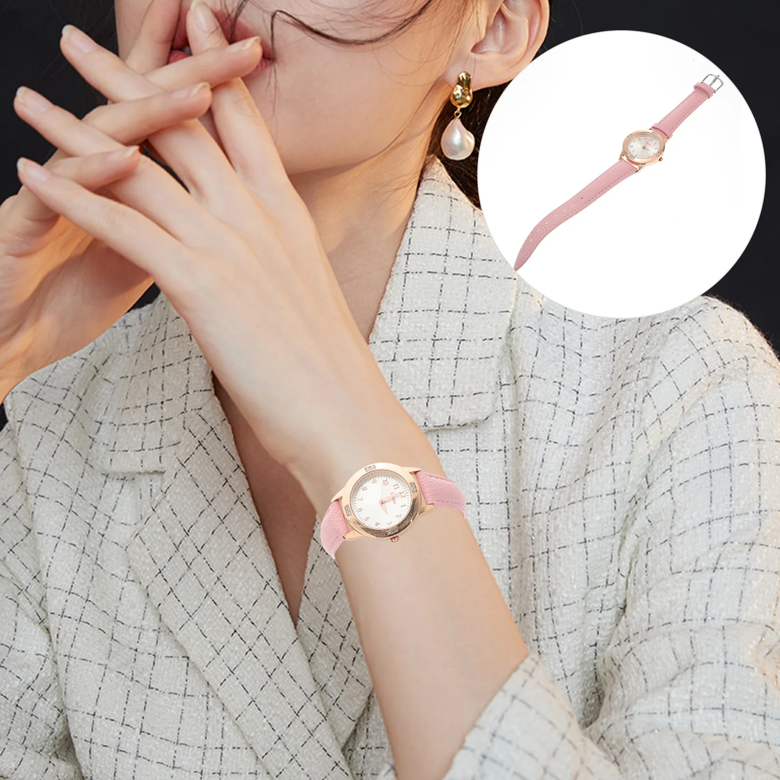 

1Pcs Elegant Waterproof Watch for Women Modern Concise Design Festival Party Holiday Gift Exquisite Female Wrist Watch