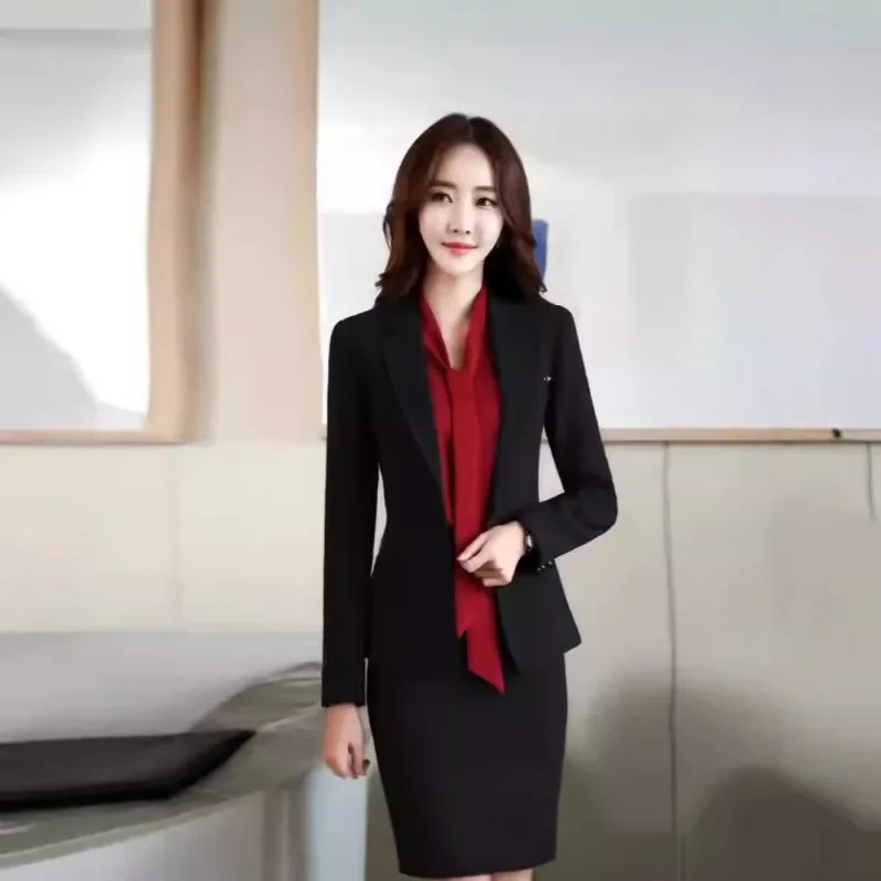 Female Korean Casual Short Single Button Blazer Femme High-quality Women Blazers Jacket Spring Autumn Lady Office Work Suit Coat