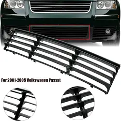 Black Front Bumper Center Lower Grille Cover For Volkswagen VW Passat B5.5 2001 2002 2003 2004 2005 3B0853677EB41