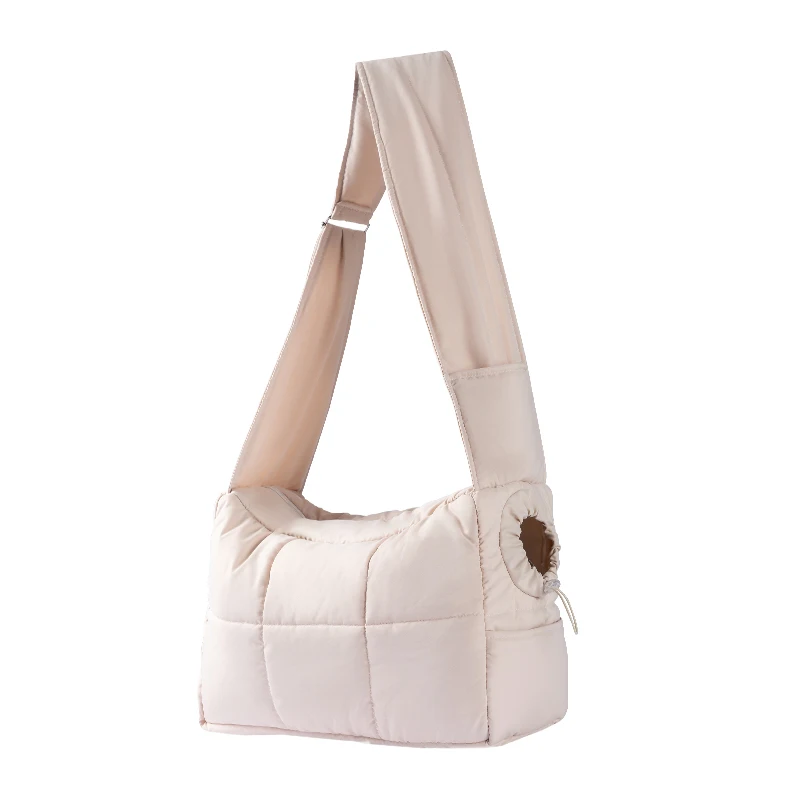 

Pet Carrier Shoulder Bag Cat Carrier Sling Bag Winter Outdoor Puppy Travel Bag Portable Warm Cat Walking