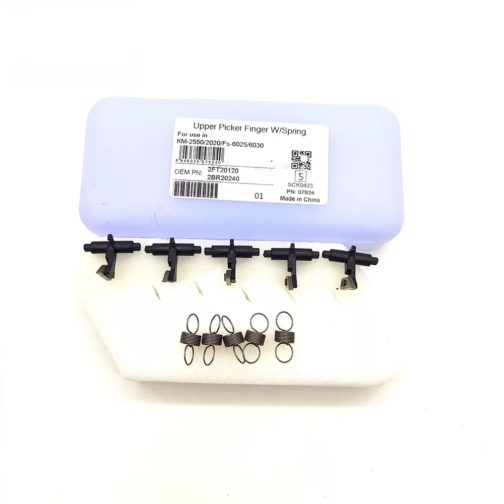 1set 5X High Quality for CET Fuser Upper Pickup Finger With Spring for Kyocera KM-1620 KM-1650 KM-2050 KM-2550 KM-1635 KM-2035