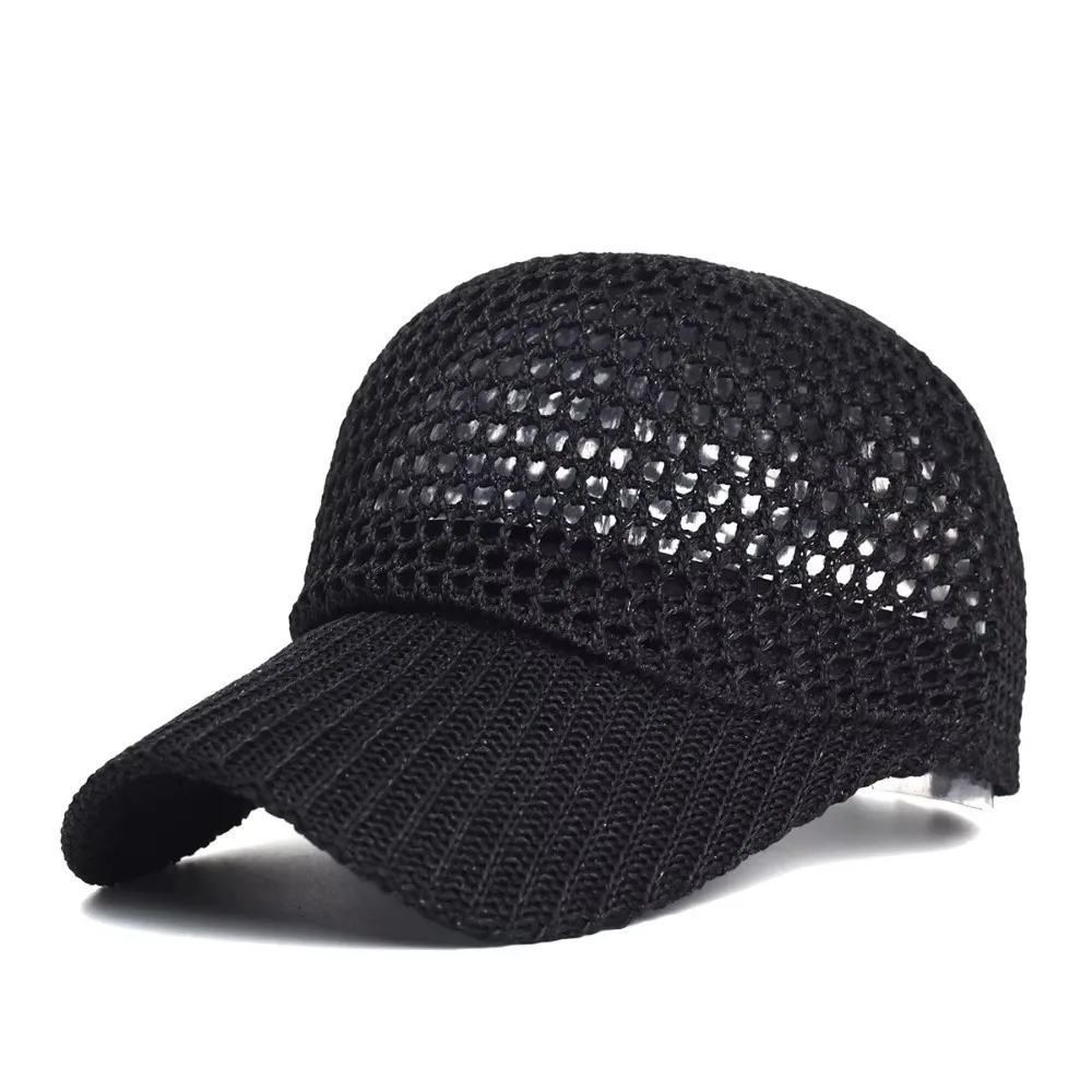 Versatile Polyester Breathable Sun Hat Foldable UV Protection Quick-Dry Baseball Cap Snapback Adjustable Trucker Cap Sports