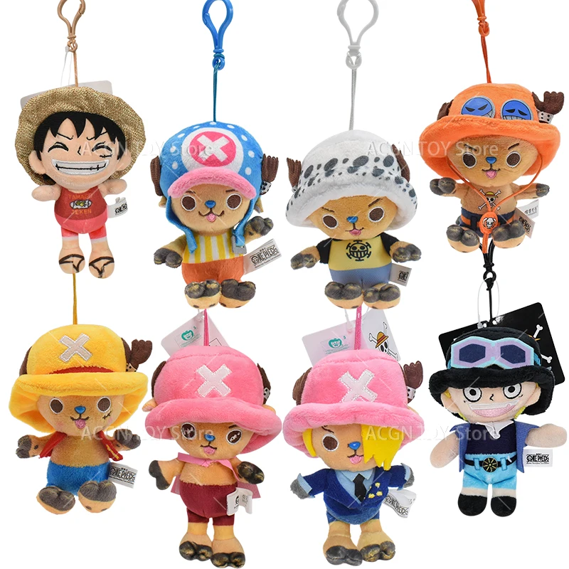 Оригинальный цельный плюшевый игрушечный Луффи Чоппер Сабо, плюшевая кулон, кукла, мягкая аниме, милая игрушка, кукла-чоппер, мультяшный лучший подарок