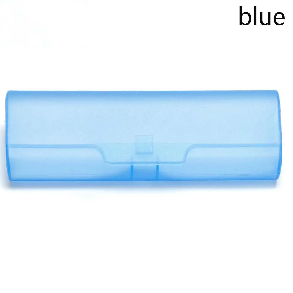 Semi-Transparent Portable Women Men Plastic Glasses Box Spectacle Case Eyeglass Hard Box Reading Glasses Case