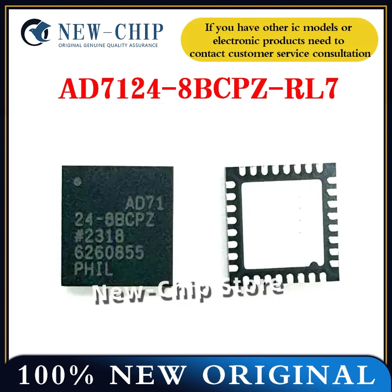 

1PCS-50PCS/LOT AD7124-8BCPZ-RL7 LFCSP-32 New Original AD7124-8BCPZ