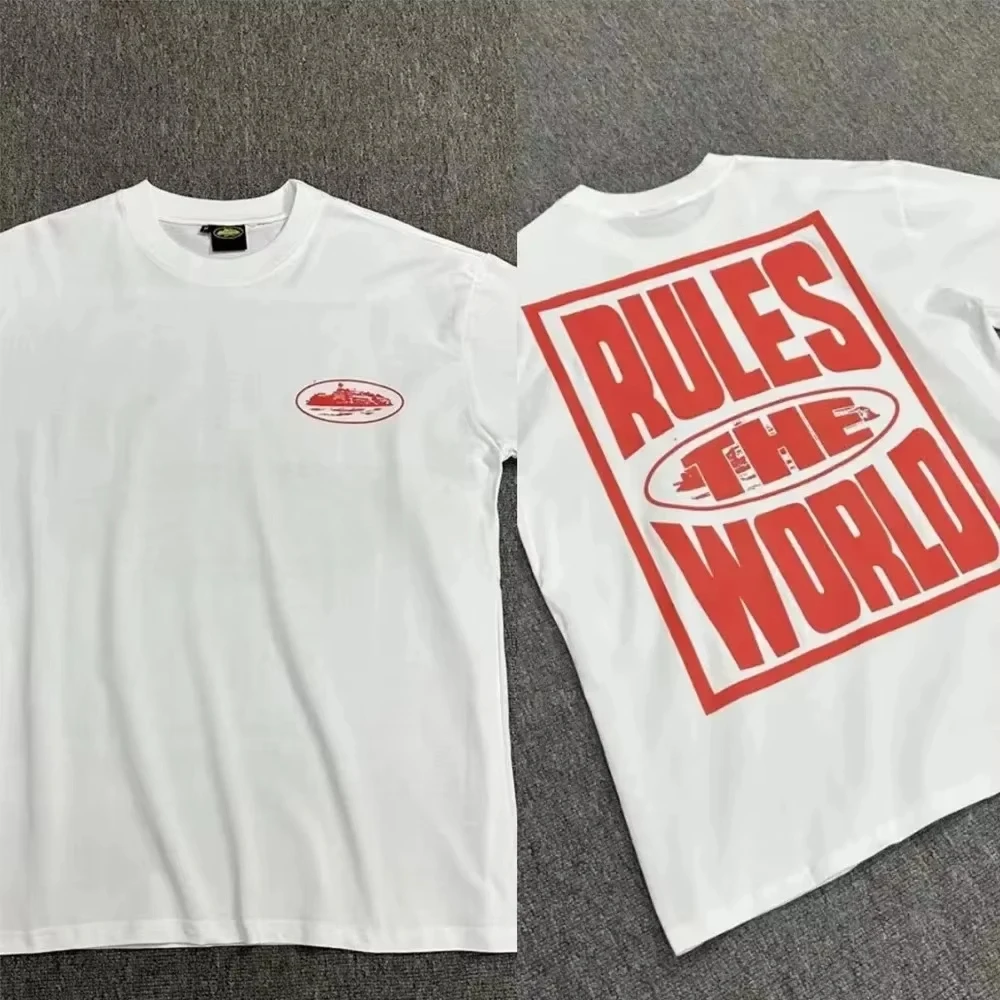 Herren 2026 Sommer Neuheit Hochwertiges Baumwoll-T-Shirt mit Aufdruck Klassisches Modisches Rundhals-Kurzarm-Freizeitshirt für den Sommer – Detail 7
