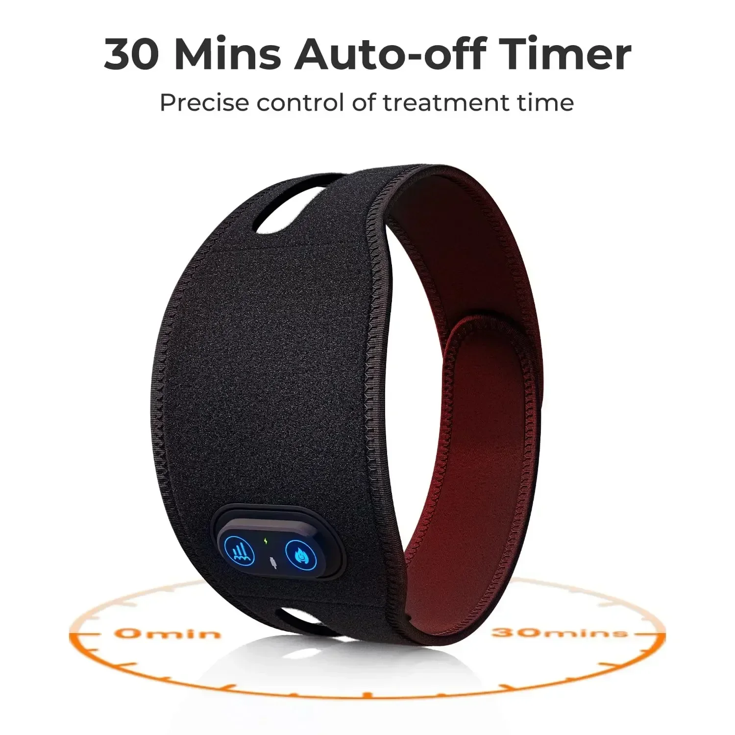 Rechargable Red Light Neck Brace Infrared Therapy Face Care V Face Wearable Red Light Therapy Neck Belt Skin Care Home Use