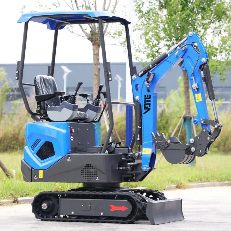Factory Direct Sales 1.2Ton Mini Excavator Ce Euro5 Epa Engine Home Use Farm All Terrain Crawler Small Digger Machine